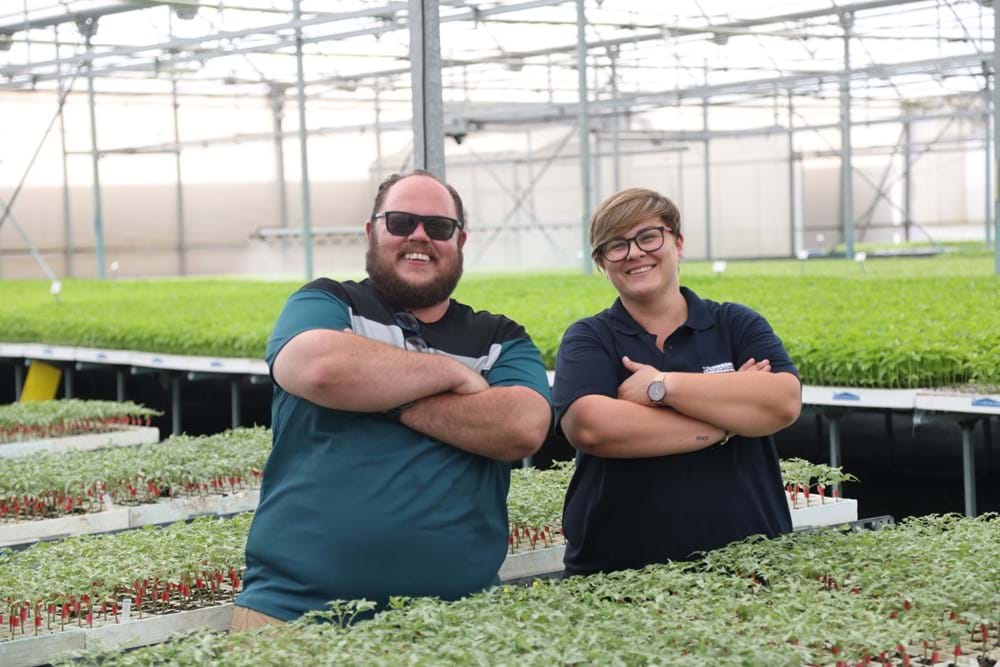 Visitamos después el semillero en el que Miguel comenzó a utilizar los productos de Svensson y vemos sus resultados.